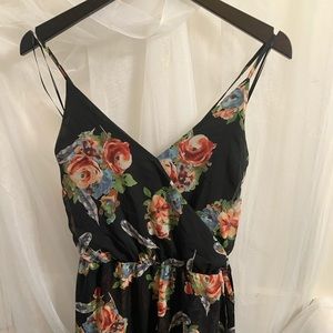 Floral High-Low Dress